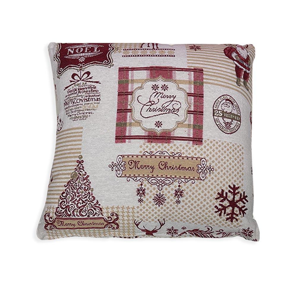 Via Roma 60 Cuscino Arredo Gobelin Natale Hiver S24 - Passarelli Biancheria