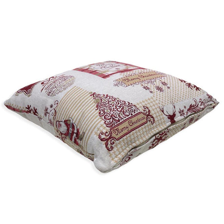 Via Roma 60 Cuscino Arredo Gobelin Natale Hiver S24 - Passarelli Biancheria