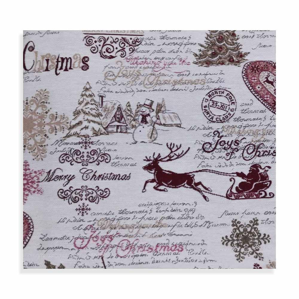 Via Roma 60 Copritavolo in Gobelin Natalizio Rosso - Varie Dimansioni - Passarelli Biancheria