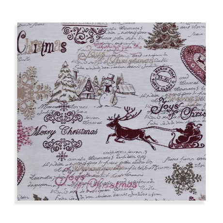 Via Roma 60 Copritavolo in Gobelin Natalizio Rosso - Varie Dimansioni - Passarelli Biancheria