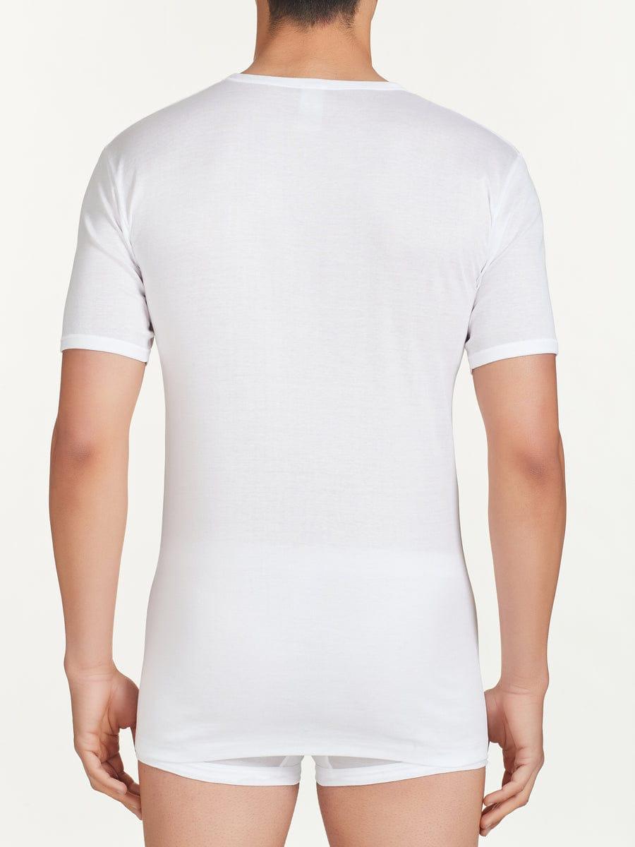 Ragno Maglietta Uomo Maniche Corte Girocollo Silkotton Filo di Scozia 601697 S16 - Passarelli Biancheria