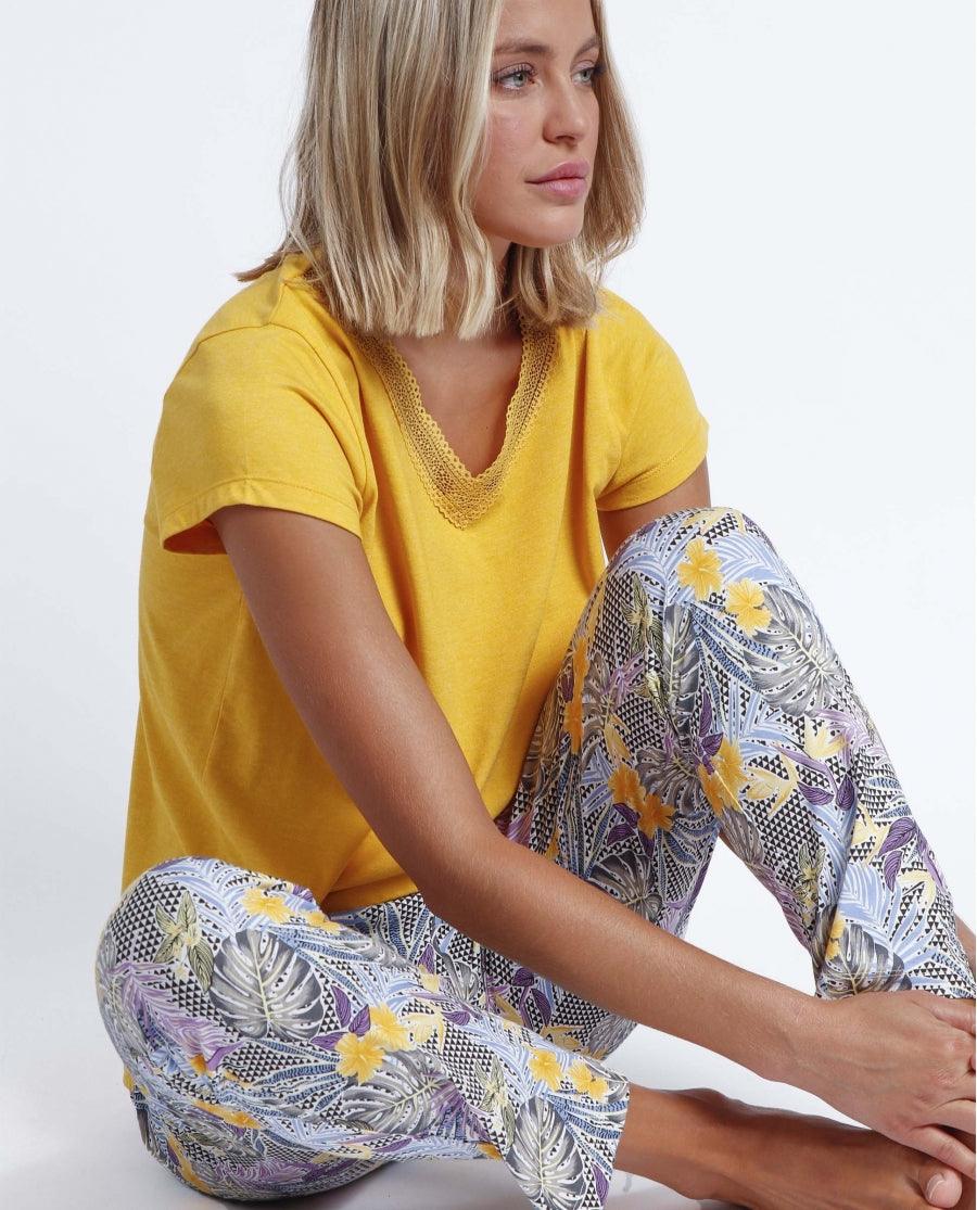 Admas Pigiama da Donna Cotone Leggero 60159 S32 - Passarelli Biancheria