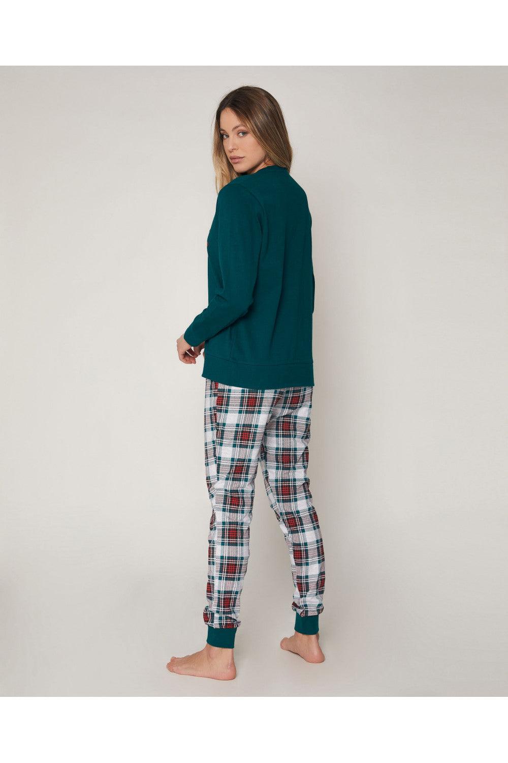 Admas Pigiama da Donna in Caldo Cotone 55858 S27 - Passarelli Biancheria