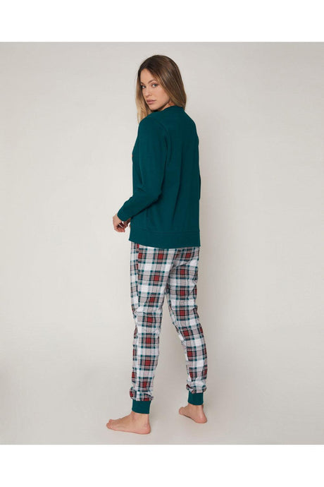 Admas Pigiama da Donna in Caldo Cotone 55858 S27 - Passarelli Biancheria