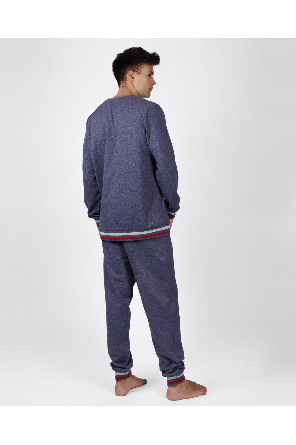 Admas Pigiama da Uomo in Caldo Cotone 55259 S34 - Passarelli Biancheria