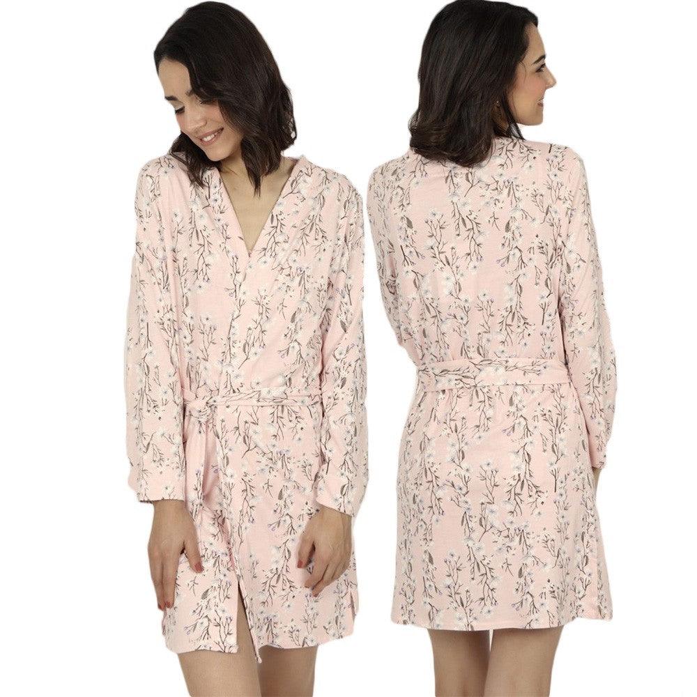 Admas Vestaglia da Donna in Cotone Jersey Leggero 57356 S28 - Passarelli Biancheria