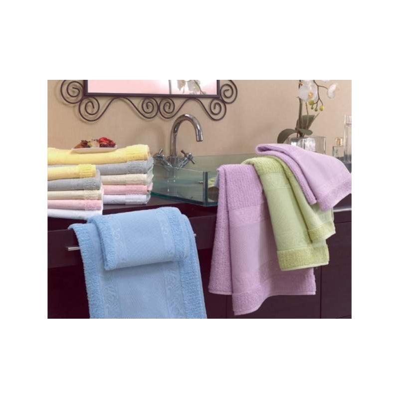 Daylight Set Asciugamani con Tela Aida 1+1 Spugna Alessandra D90 - Passarelli Biancheria