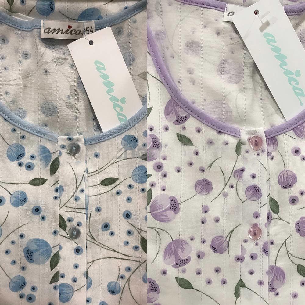 Amica Camicia da Notte Estiva Maniche Corte 91A764 S30 - Passarelli Biancheria