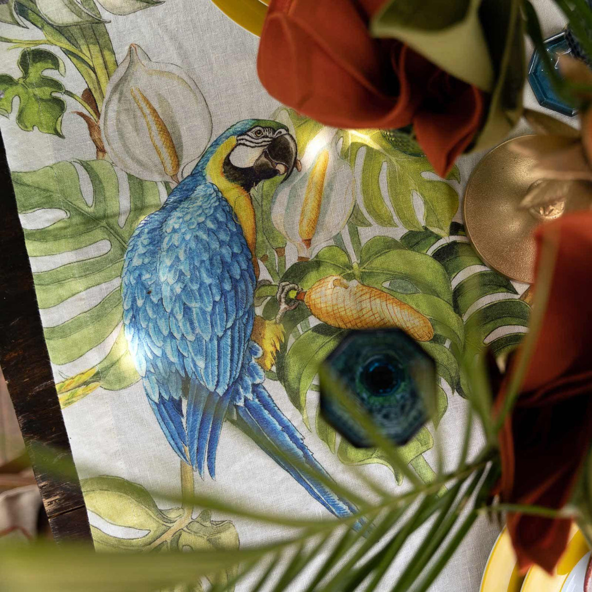 Tessitura Toscana Telerie Tovaglia da Tavola in 100% Canapa Ara - Passarelli Biancheria