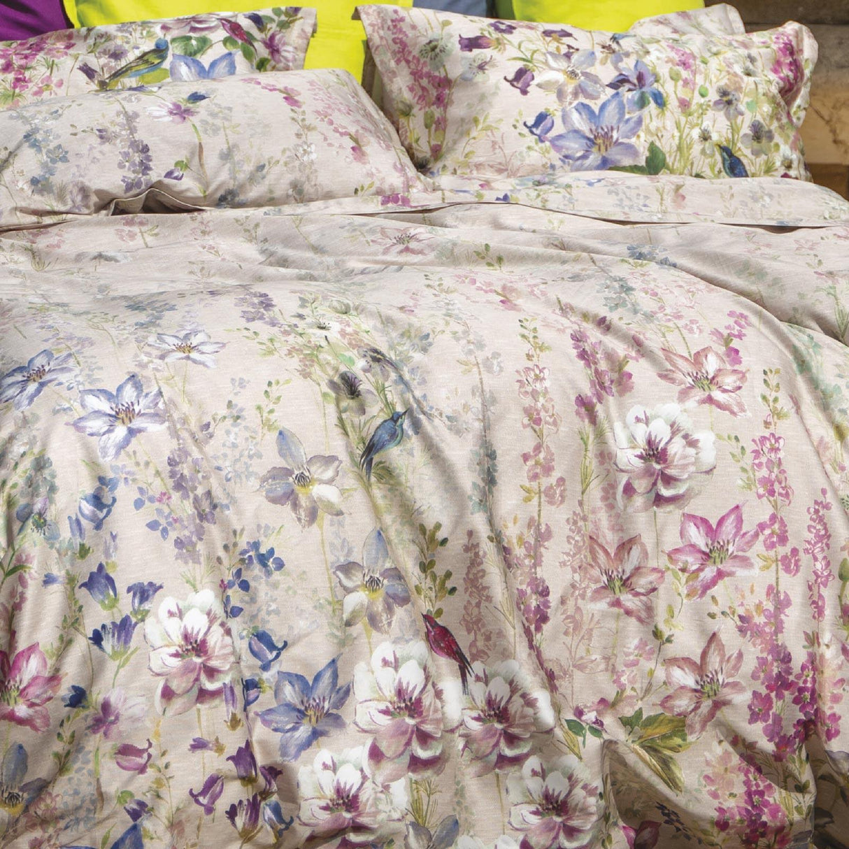 Tessitura Toscana Telerie Completo Lenzuola Matrimoniale Arome B210 - Passarelli Biancheria