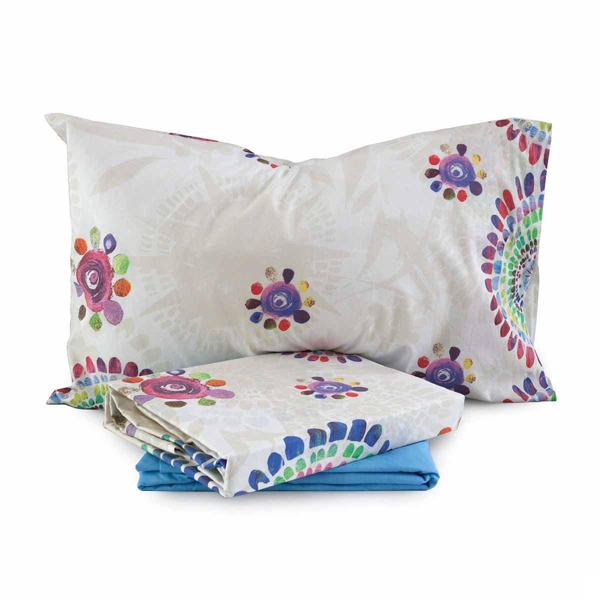 Bassetti Completo Copripiumino Mandala - Varie Dimensioni - Passarelli Biancheria