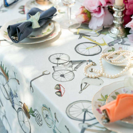 Toscana Telerie Tovaglia da Tavola in 100% Puro Cotone Bikers - Varie Dimensioni - Passarelli Biancheria
