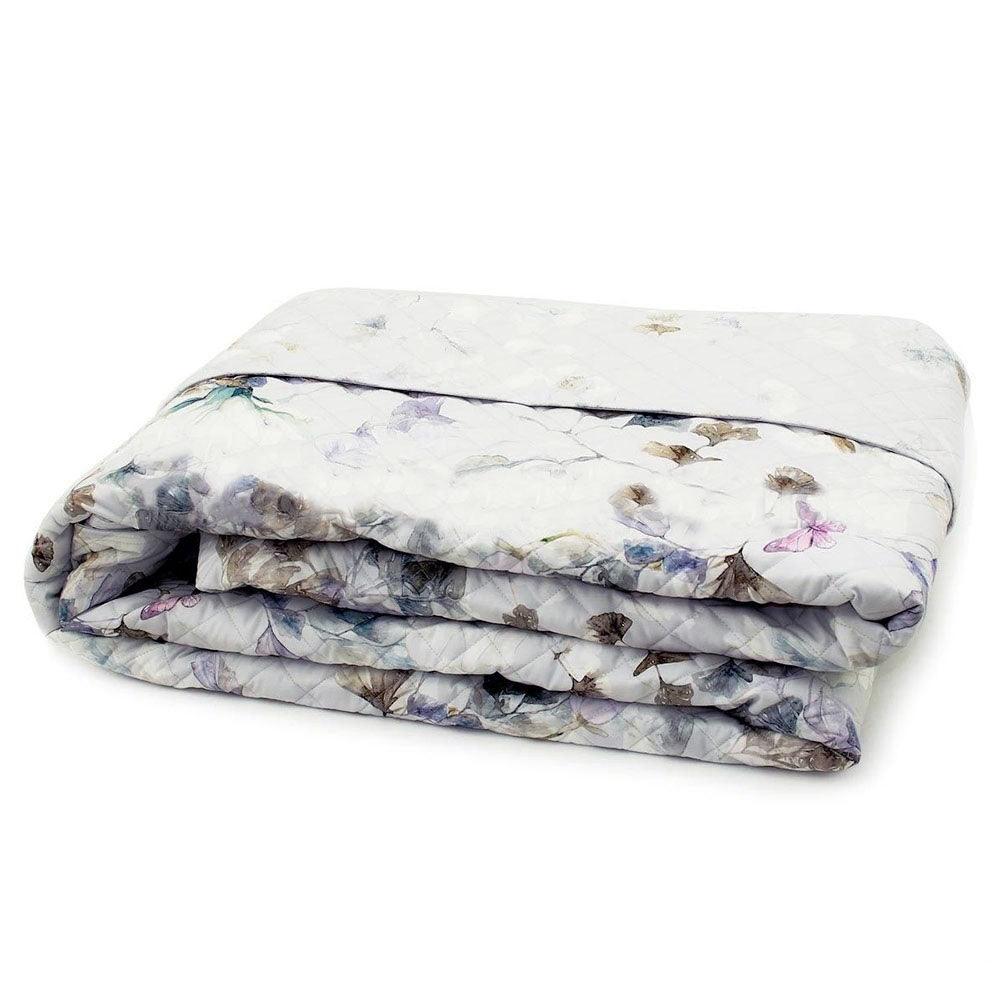 Blumarine Copriletto Trapuntato Matrimoniale Magnolia Cipria S280 - Passarelli Biancheria
