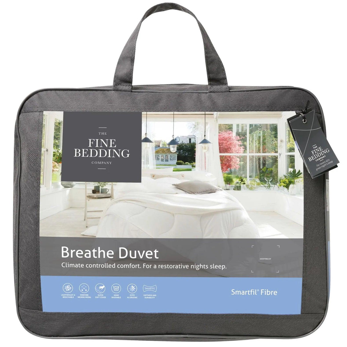 The Fine Bedding – Piumino Matrimoniale in microfibra Breathe 4 Stagioni ★★+★ B235 - Passarelli Biancheria