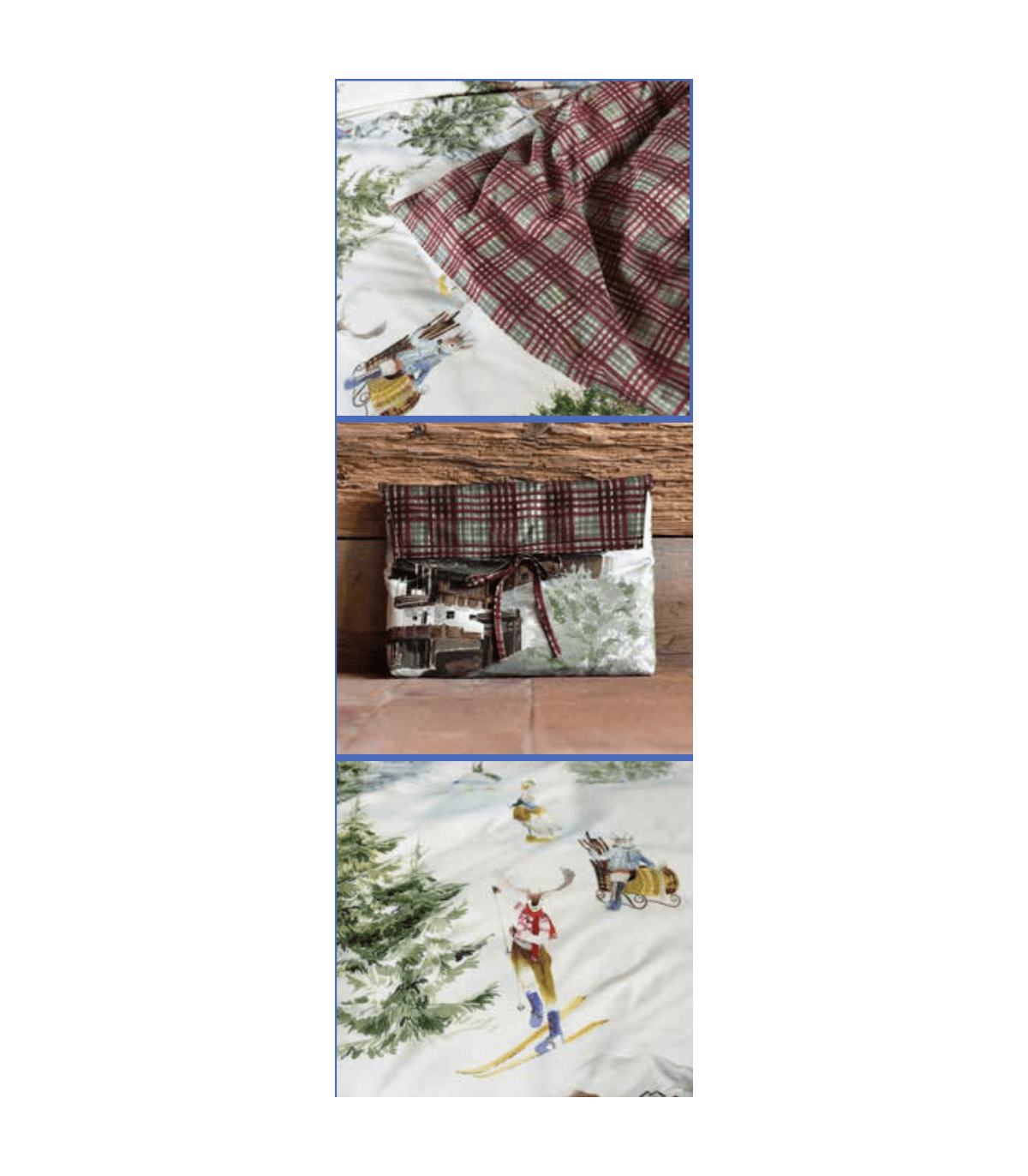 Tessitura Toscana Telerie Completo Lenzuola Funes Baita - Varie Dimensioni - Passarelli Biancheria