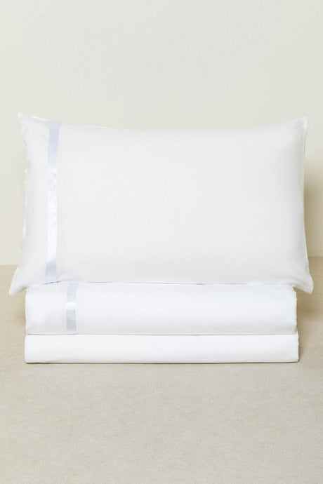 Neith Completo Letto Perlier Matrimoniale In Puro Cotone B118 - Passarelli Biancheria