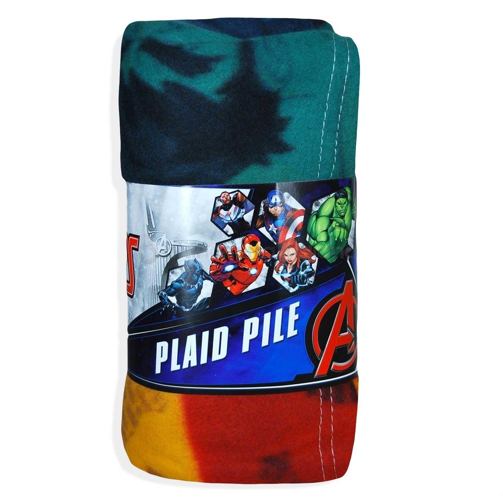 Marvel Coperta Plaid in morbido e caldo Pile The Avengers 100x150 S70 - Passarelli Biancheria