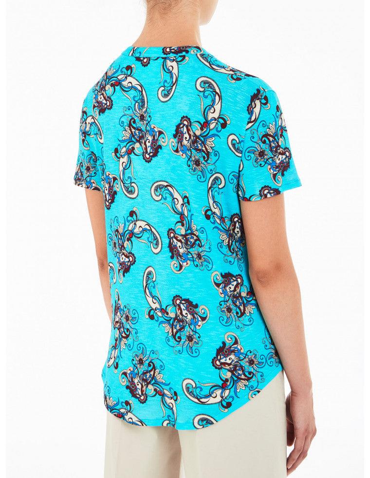 Ragno Maglietta da Donna in jersey di viscosa fiammato D978T7 S33 - Passarelli Biancheria