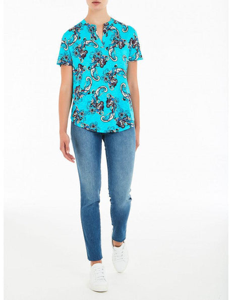 Ragno Maglietta da Donna in jersey di viscosa fiammato D978T7 S33 - Passarelli Biancheria