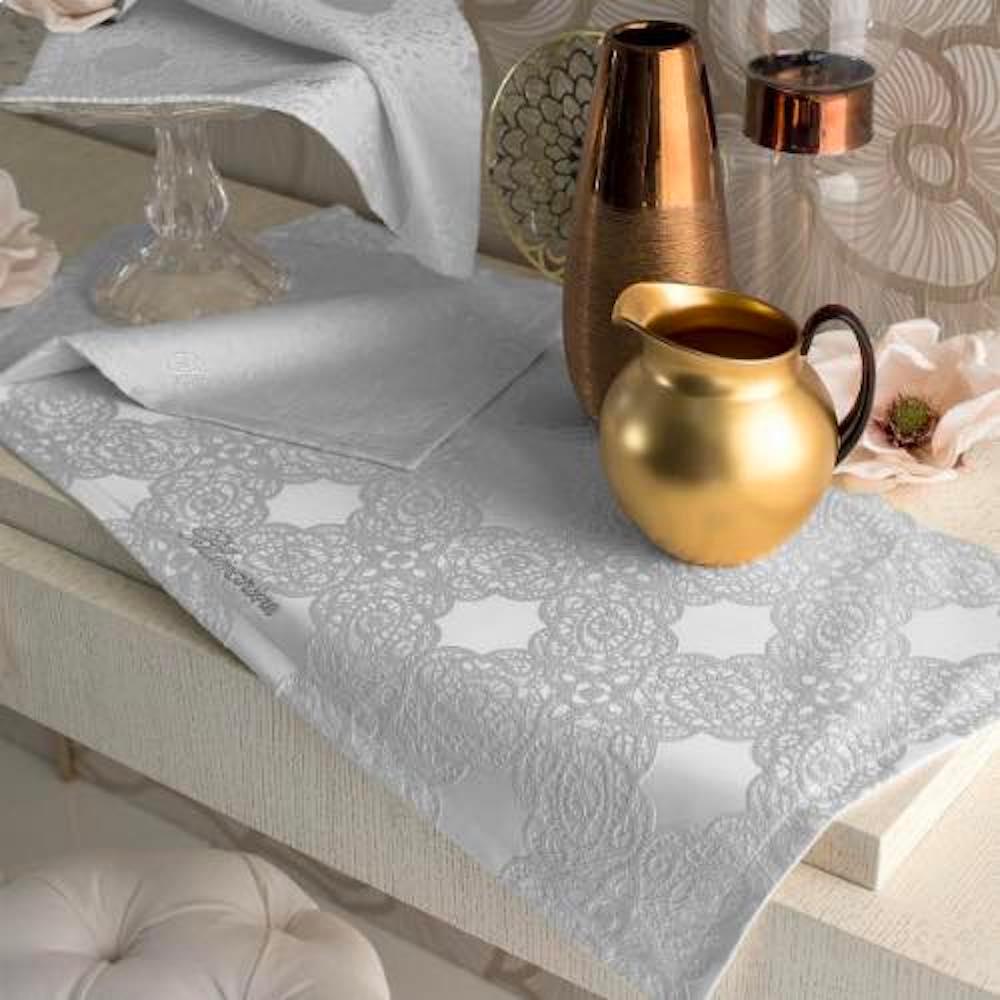 Blumarine Runner 50x150cm. in Jacquard Elsa S78 - Passarelli Biancheria