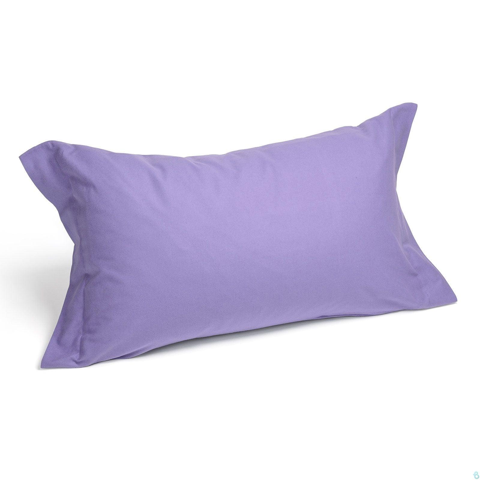 Caleffi Coppia Federe in Cotone di Flanella Invernale Tinta Unita D15 - Passarelli Biancheria