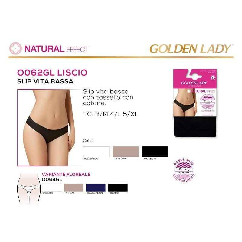 Golden Lady slip vita bassa Liscio O062 S50 - Passarelli Biancheria