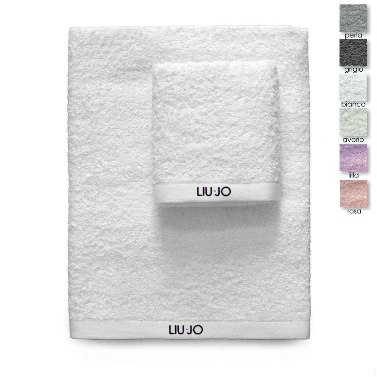 Liu Jo Set Asciugamani Spugna 1+1 Smile LB548B S30 - Passarelli Biancheria