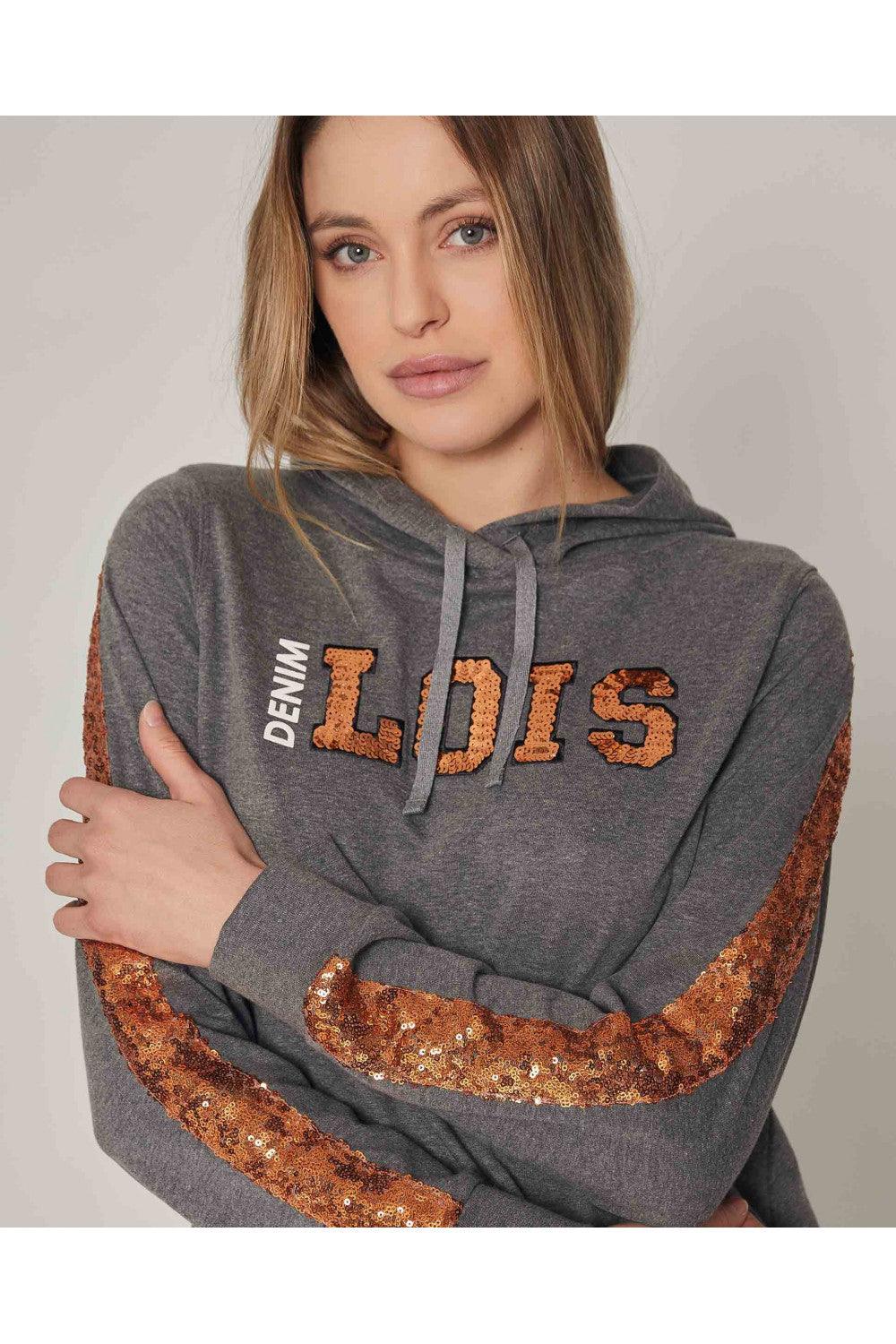 Lois Pigiama | Tuta Casa Invernale con Cappuccio da Donna 55374 S33 - Passarelli Biancheria