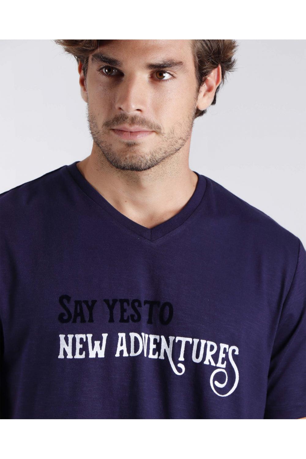 Admas Pigiama Estivo Corto da Uomo 56555 S24 - Passarelli Biancheria