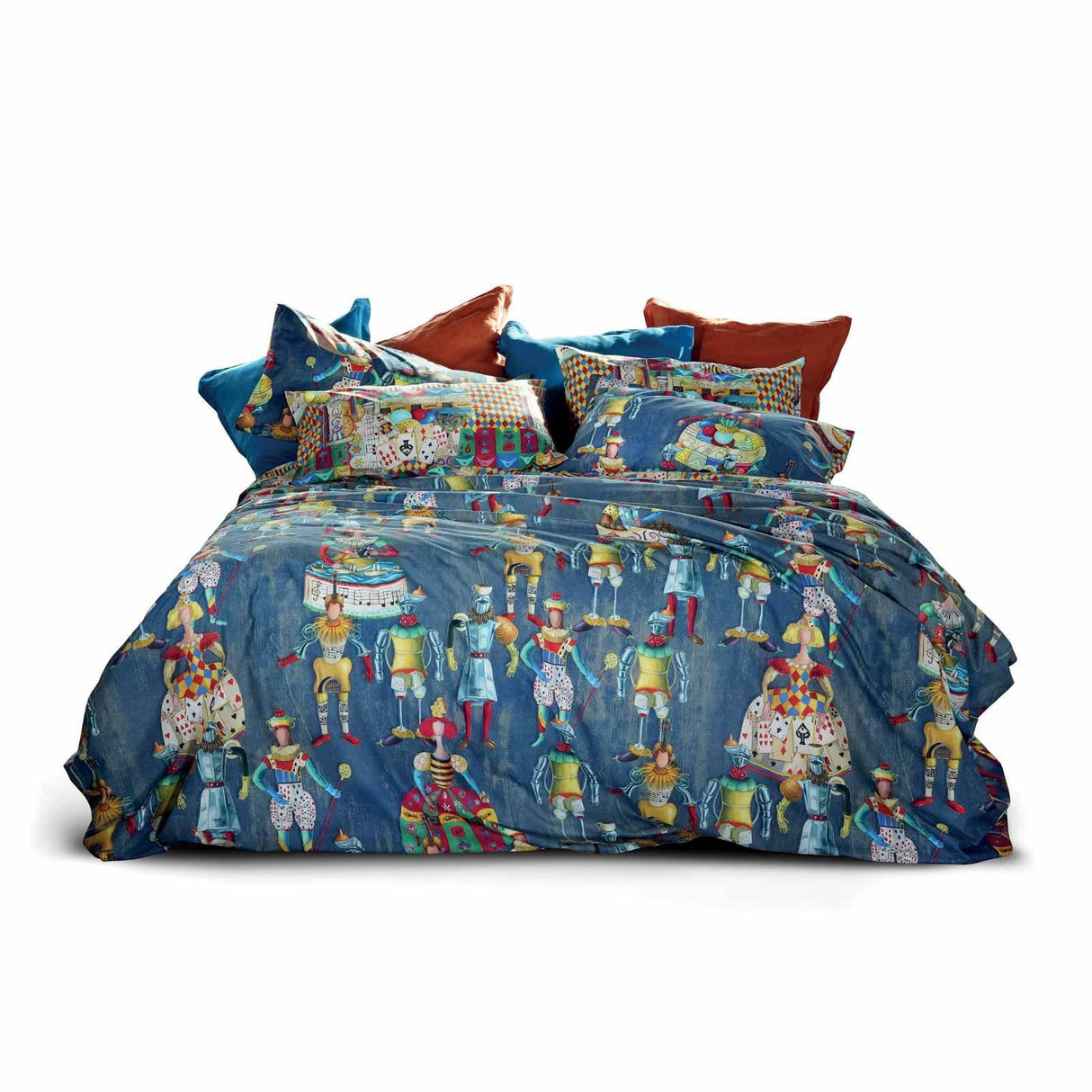 Tessitura Toscana Telerie Parure Copripiumino Matrimoniale Brancaleone S100 - Passarelli Biancheria