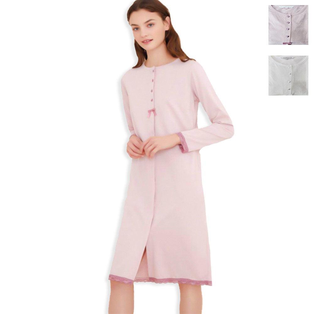 Noidinotte Camicia da Notte Clinica Aperta Avanti Caldo Cotone LA 2260-2277 S24 - Passarelli Biancheria