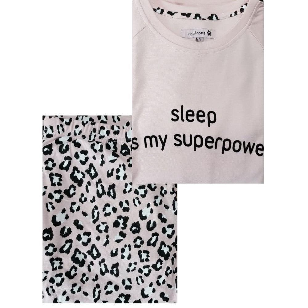 Noidinotte Pigiama da Donna in Caldo Cotone Animalier FA7159 S30 - Passarelli Biancheria