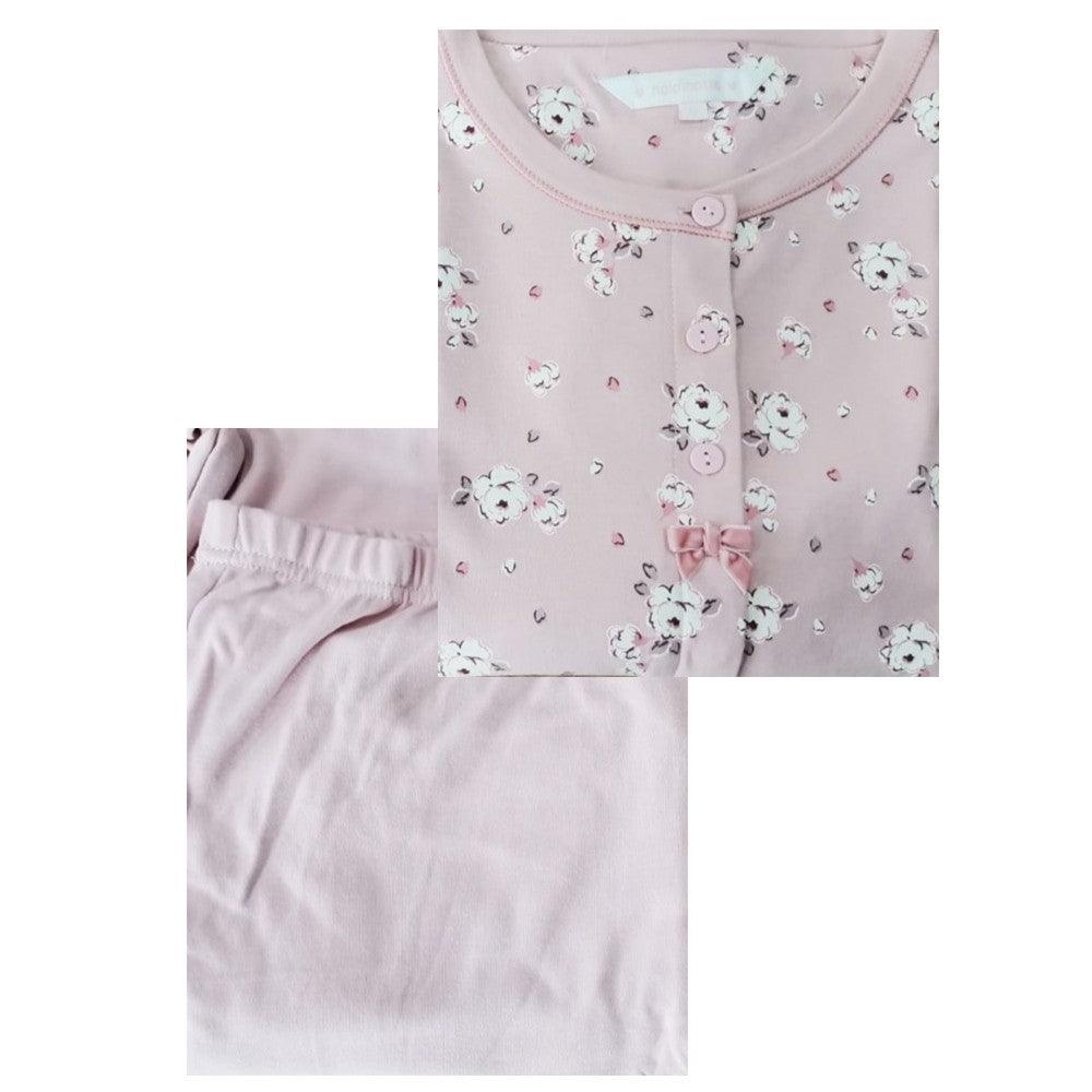 Noidinotte Pigiama da Donna in Caldo Cotone Aperto Avanti FA7139 S31 - Passarelli Biancheria
