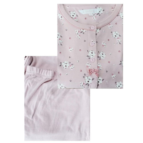 Noidinotte Pigiama da Donna in Caldo Cotone Aperto Avanti FA7139 S31 - Passarelli Biancheria