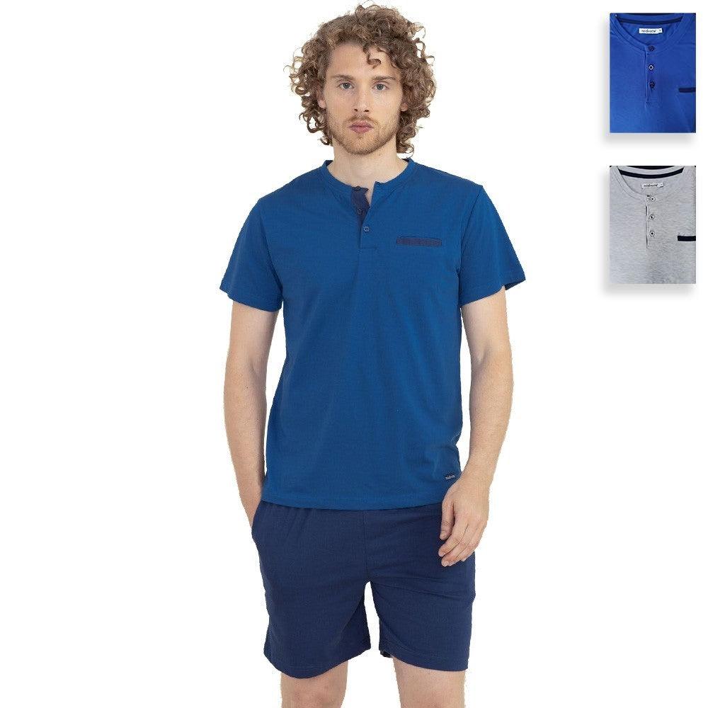Noidinotte Pigiama da Uomo in Cotone Leggero modello Corto FC2273 S18 - Passarelli Biancheria