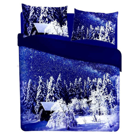 Novia Parure Copripiumino Matrimoniale Snow S42 - Passarelli Biancheria