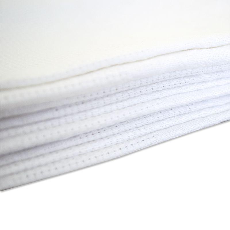 Vittoria Confezioni di 6 Ospiti in Puro Cotone colore Bianco D44 - Passarelli Biancheria