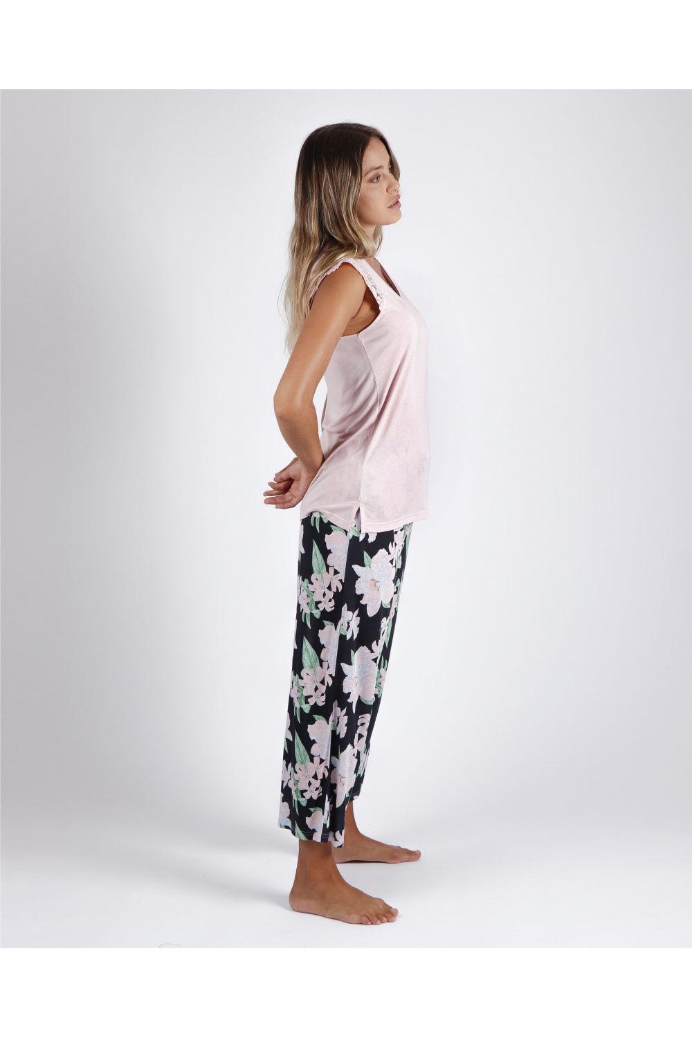 Admas Pigiama Estivo da Donna Smanicato Pantalone Lungo 55888 S25 - Passarelli Biancheria