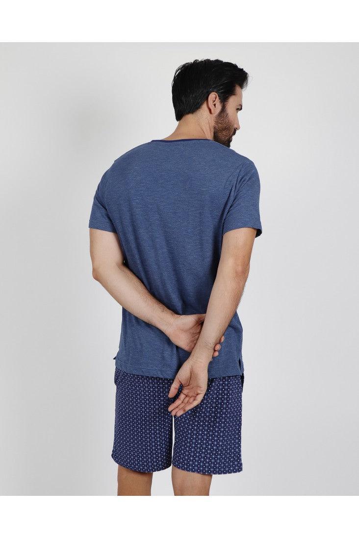Admas Pigiama Corto Maniche Corte da Uomo 55287 S22 - Passarelli Biancheria