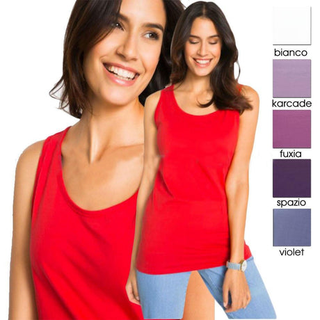 Ragno Collection Maglia Spalla Larga in fresco Cotone Jersey Donna 078152 S12 - Passarelli Biancheria