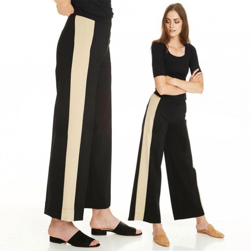 Ragno Pantalone Largo Donna con Bande Laterali 71283A S50 - Passarelli Biancheria