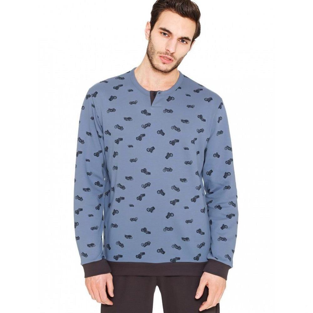 Ragno Pigiama da Uomo in Caldo Cotone N26211 S17 - Passarelli Biancheria