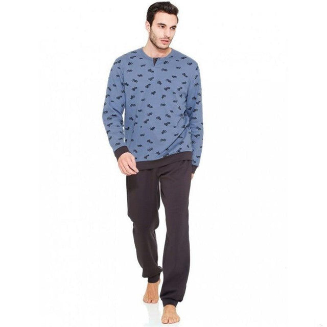 Ragno Pigiama da Uomo in Caldo Cotone N26211 S17 - Passarelli Biancheria