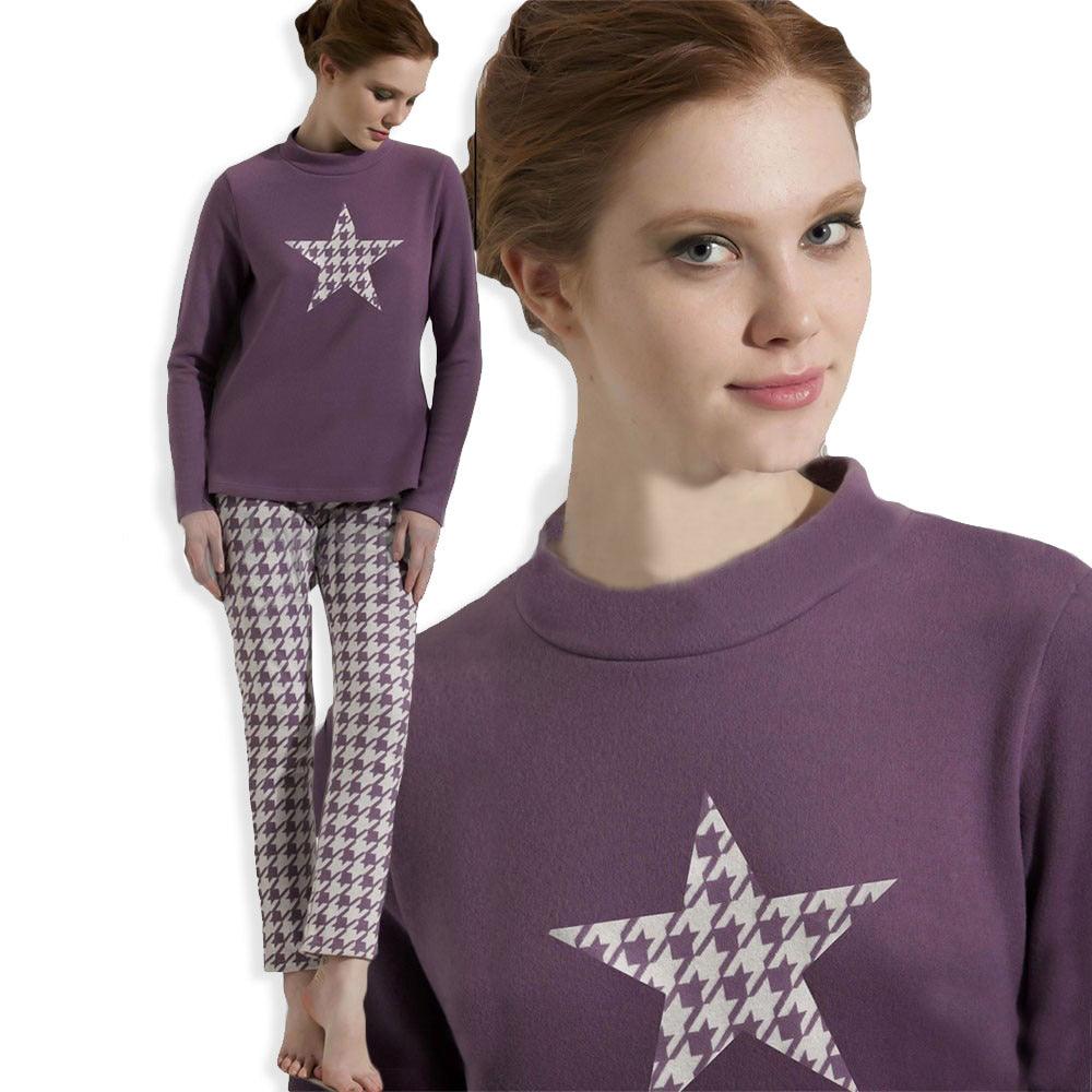 Ragno Pigiama Invernale da Donna in Punto Milano N1219W S27 - Passarelli Biancheria