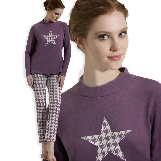 Ragno Pigiama Invernale da Donna in Punto Milano N1219W S27 - Passarelli Biancheria