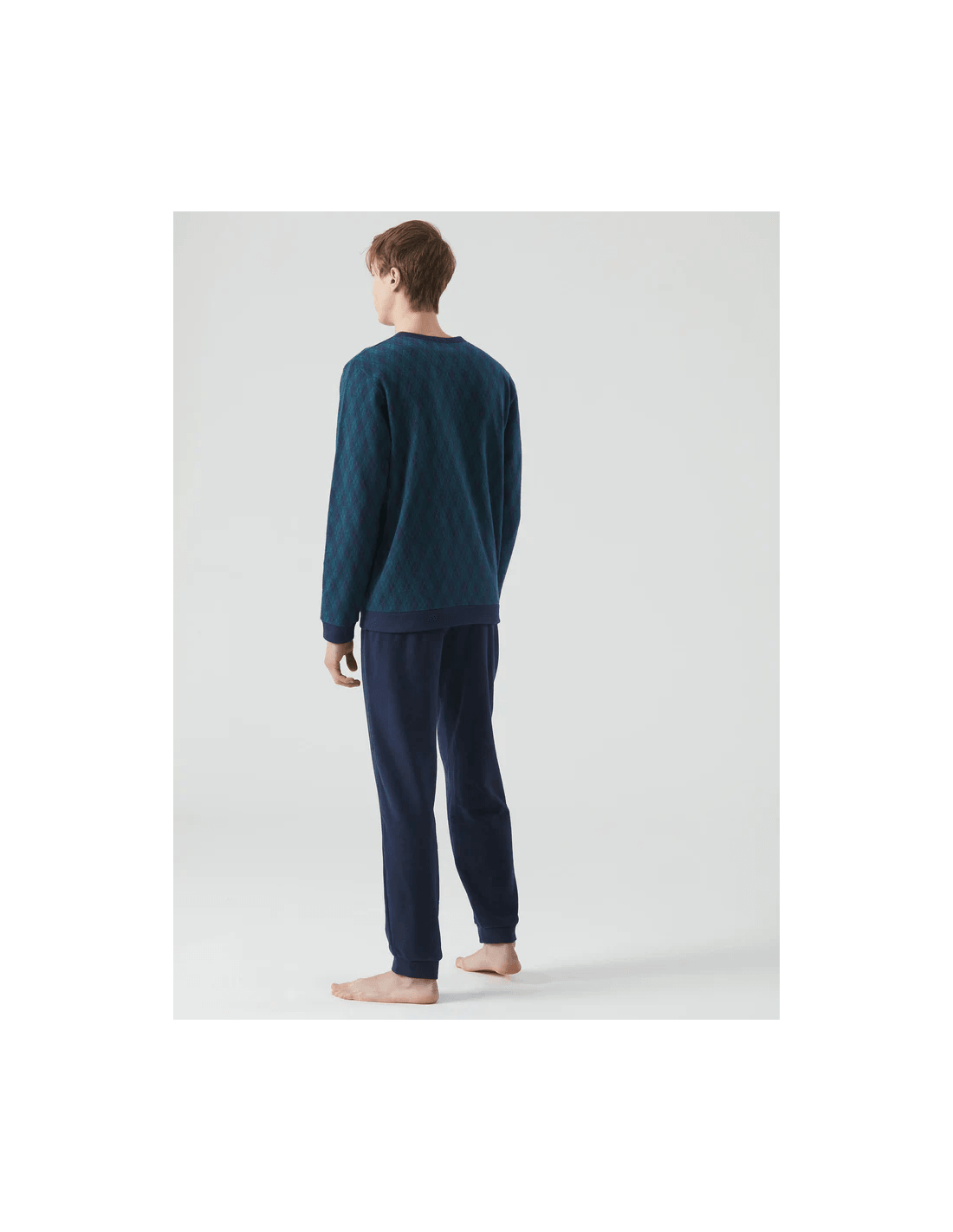 Ragno Pigiama Uomo Invernale Punto Milano U590N1 S38 - Passarelli Biancheria