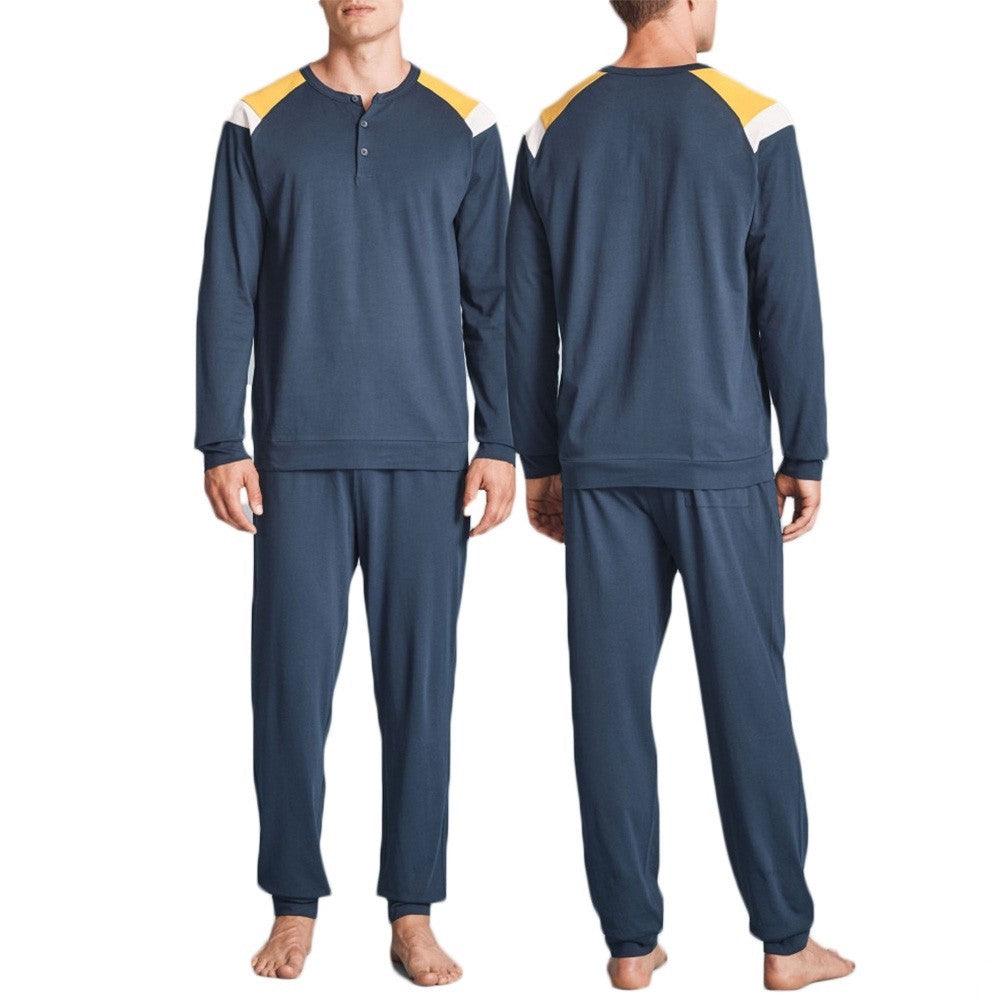 Ragno Pigiama da Uomo in Cotone Leggero Maniche Lunghe U087N1 S22 - Passarelli Biancheria