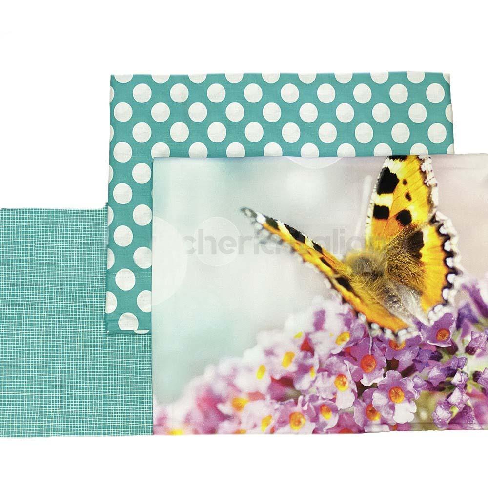 Riviera Completo Lenzuola per Letto Singolo Butterfly S20 - Passarelli Biancheria