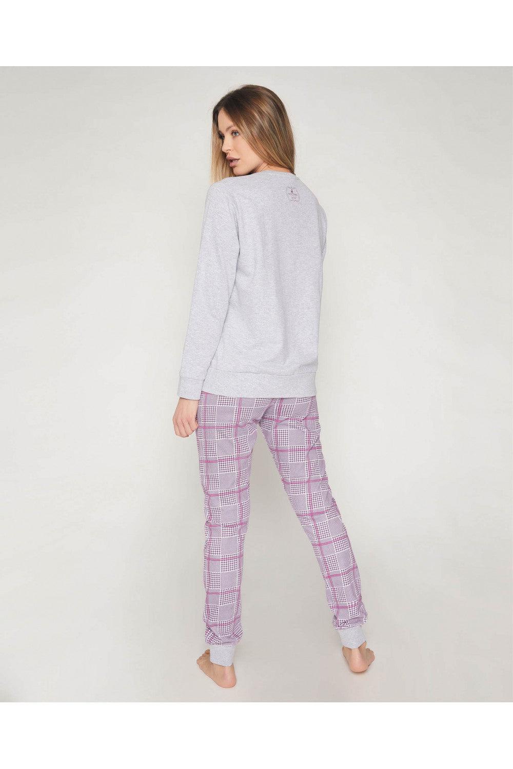 Santoro Corjuss Pigiama da Donna in Caldo Cotone Felpato 55529 S34 - Passarelli Biancheria