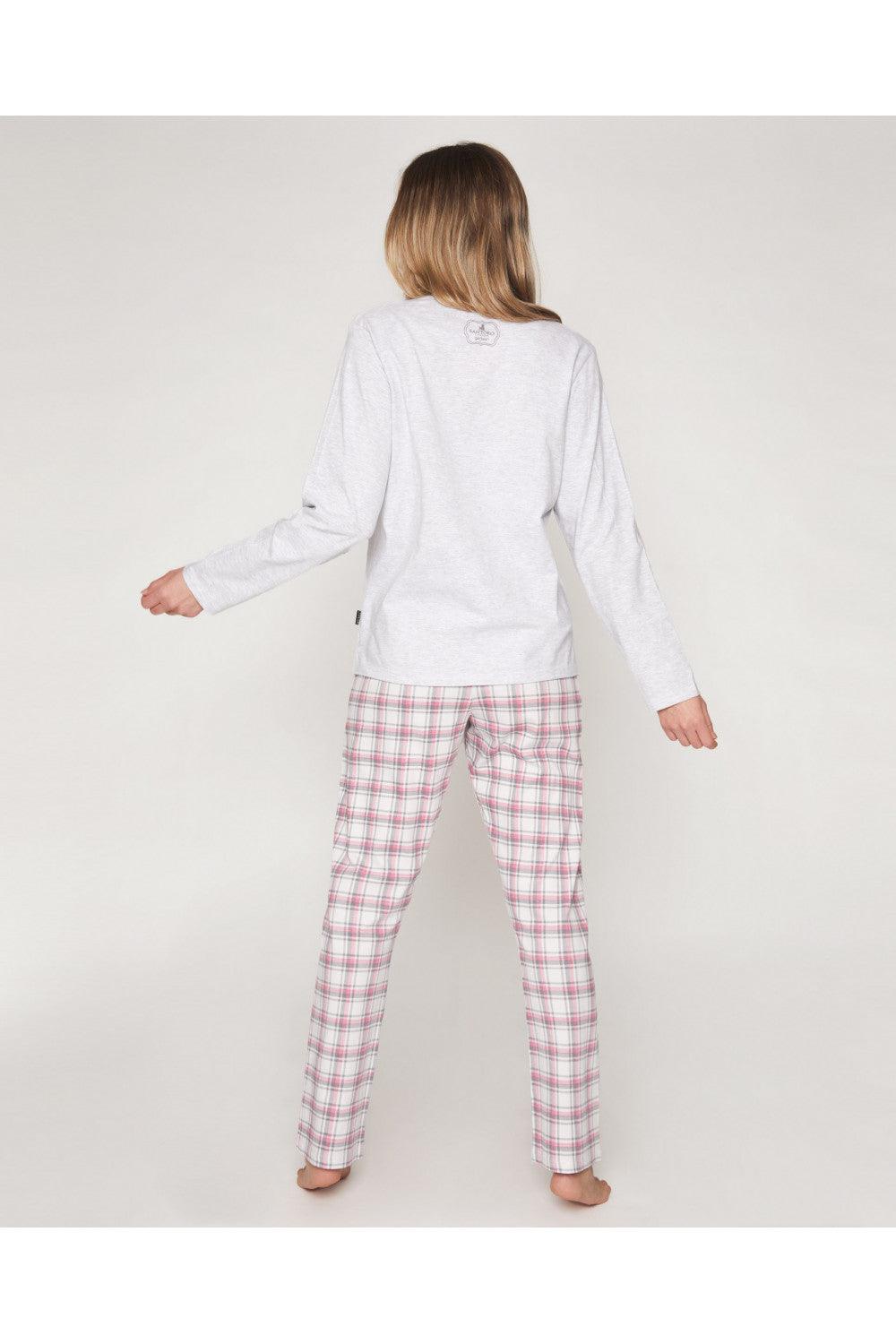 Santoro Corjuss Pigiama da Donna in Caldo Cotone 55527 S33 - Passarelli Biancheria